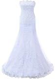 Robe De Mariée Sans Bretelles Satin A-line - Longue, Broderie, Dos Cordon De Serrage