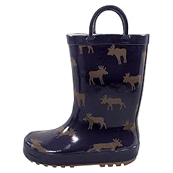 Hudson Baby Rain Boot, Moose, 5 US Unisex Little Kid
