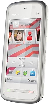 Nokia 5230 Navigation Edition Smartphone (UMTS, Bluetooth, GPS, 2 MP, Ovi Karten) white silver