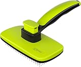 Pecute Cat and Dog Brush Self Cleaning Slicker Grooming Tool view 9