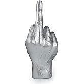 DS. DISTINCTIVE STYLE Middle Finger Statue Joke Gifts 7.9 Inch Funny Desk Decor Resin Decoration