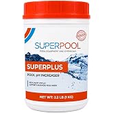 pH Up for Swimming Pools, Hot Tubs &amp; Spas, Fast Dissolving Granules, 2.2 lb | 100% Sodium Carbonate pH Increaser - Raises Low pH Levels - Soda Ash for Clear Balanced Water