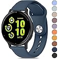 Meliya Bands Compatible with Garmin Vivoactive 5 / Vivoactive 3 Watch Band, Garmin Venu 2 Plus / Venu Sq / Venu Watch Bands Women Men, Soft Silicone Sport Replacement Strap for Garmin Vivoactive 5, Vivoactive 3 Music, Venu 2 Plus, Venu Sq, Venu, Vivomove Sport, Forerunner 645 / 245 Music Smart Watch