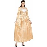Cos-Animefly Women Cosplay Costume Dress Colonial Lady Corset-Style Ball Gown Victorian Medieval Dress