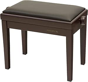 Proel PB90SSRBK - Banco profesional ajustable de madera para piano y