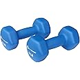 GYMENIST Pair of Dumbbells Set of 2 Soft Non Slip Grip Dumbbells Pair Covered with Neoprene