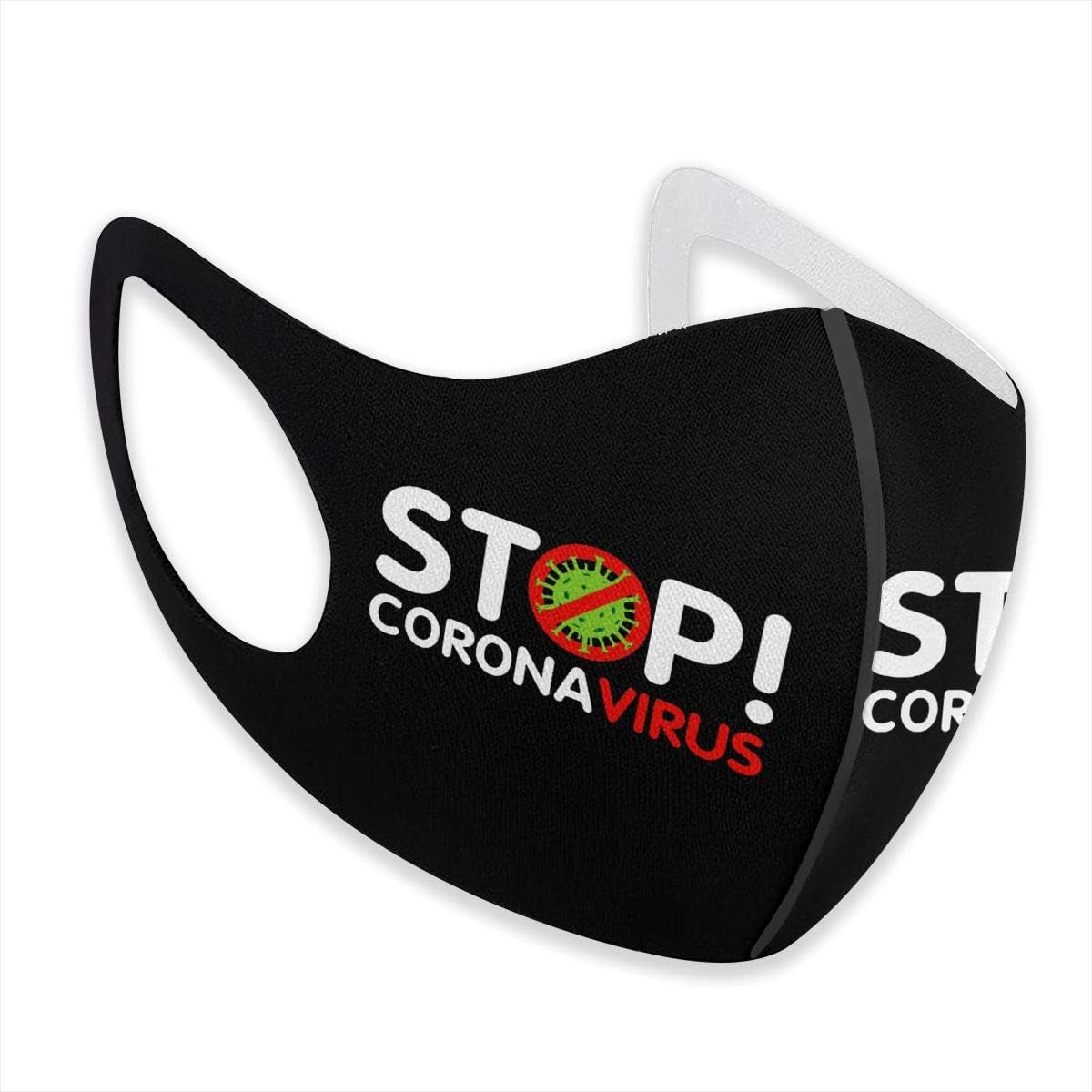 Stop Coron-Avirus Washable Reusable Mask Anti Dust Mouth Face Mask Black