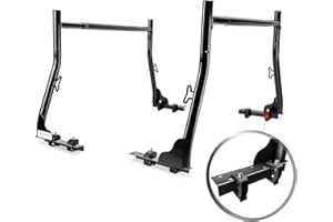 AA-Racks X31 Truck Rack with (8) Non-Drilling C-Clamps Pick-up Truck Utility Ladder Rack Black