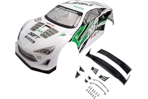 novahobby 1/10 Scale RC Painted Precut Drift Racing Touring Onroad Car Body Shell Width 190mm with Wing Mirror Accessories (GT86 Rally)
