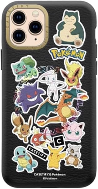 Amazon Co Jp Pokemon Casetify Smartphone Leather Case Jet Black Iphone 11 Pro Health Personal Care