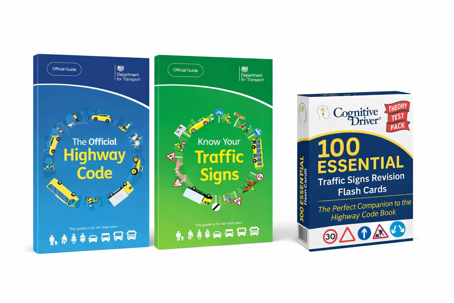 Driving Theory Test 2026 Books Kit | Highway Code Book, Know your Traffic Signs & Traffic Signs Flash Cards — image 1