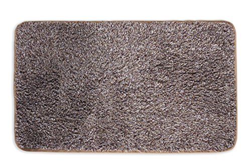 UPC 871914007016, Original Domani Mud Trap Super Absorbent Indoor Floor Mat 24&quot; x 36&quot; Brown/Tan Cotton and Microfiber Non-Slip base