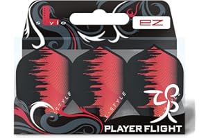 LSTYLE L1 Standard Dart Flights – Pre-Molded – Compatible with Soft & Steel Tip Darts