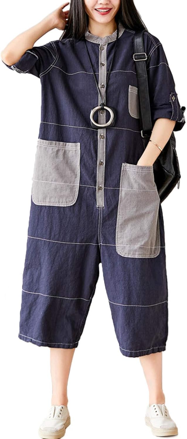 one piece cotton jumpsuit