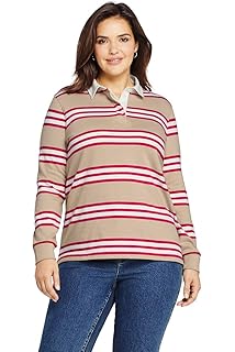 lands end women's long sleeve polo shirts