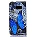 Galaxy S7 Edge Case,Samsung Galaxy S7 Edge Case,CASELAND [Full-Protection] Wallet Premium PU Leather Flip Cover with Credit Card ID Holders and Slot Case for Samsung Galaxy S7 Edge [2016] - Butterfly