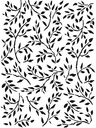 Joggles Mylar Stencil 9-Inch x 12-Inch-Branches