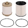 FD-4617 Fuel Filter for 2008 2009 2010 Ford F250 F350 F450 F550 Super Duty 6.4L Powerstroke Diesel Fuel Filter Replace Motorcraft FD4617 3C346731AA Ford Superduty 6.4 Powerstroke Fuel Filter Set