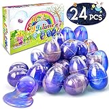 HUFUN 24 Party Favors for Kids 2-Dozen of Christmas Stocking Stuffers Silly Putty Glitter Putty Slime Eggs Galaxy Putty Slime Birthday Party Favors for Goody Bag Fillers Event Prizes Kid Adults