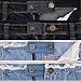21 Pcs Waist Button Extenders for Jeans Elastic Pants Waist Extenders Adjustable Button Pants Extension for Women Men Jeans Skirt Trousers Collar Dress, 3 Types