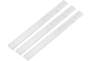 uxcell Square Aluminum Flat Bar, 3Pcs 3/16" Thickness 1" Width 12" Length Square Aluminum Bar 6061 Aluminum Flat Plate, 5 x 2