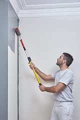 ProDec 2-4ft Fibreglass Aluminium Extension Pole for Paint Rollers Screw Push view 5