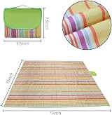 DBOO Large Waterproof Picnic Blanket 200x200cm Portable Beach Mat view 2