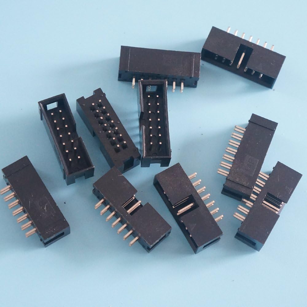 Dc314p Straight Jtag Socket Connector for Flat Ribbon Cable 2 Row 14