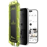 Ringke Easy Slide Privacy Tempered Glass for iPhone 17 Pro Max Screen Protector [Anti Spy] Easy to Install Case Friendly Privacy Screen Protector - 2 Pack