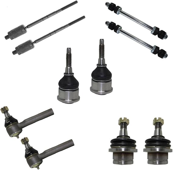 Detroit Axle New 10Piece Front Suspension Kit 2 Upper