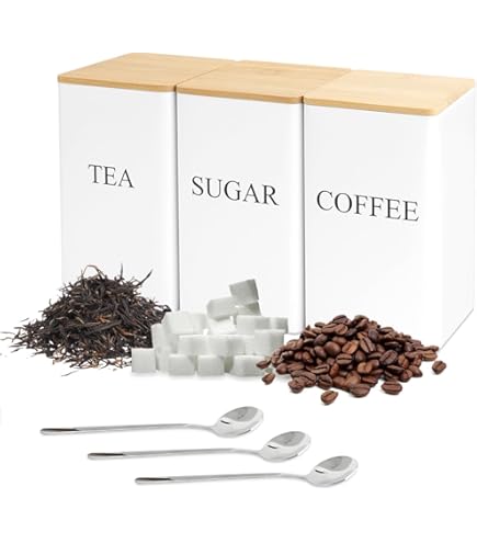 Juego De 4 Piezas Para Pan, Café, Azúcar Y Té, Recipientes Para