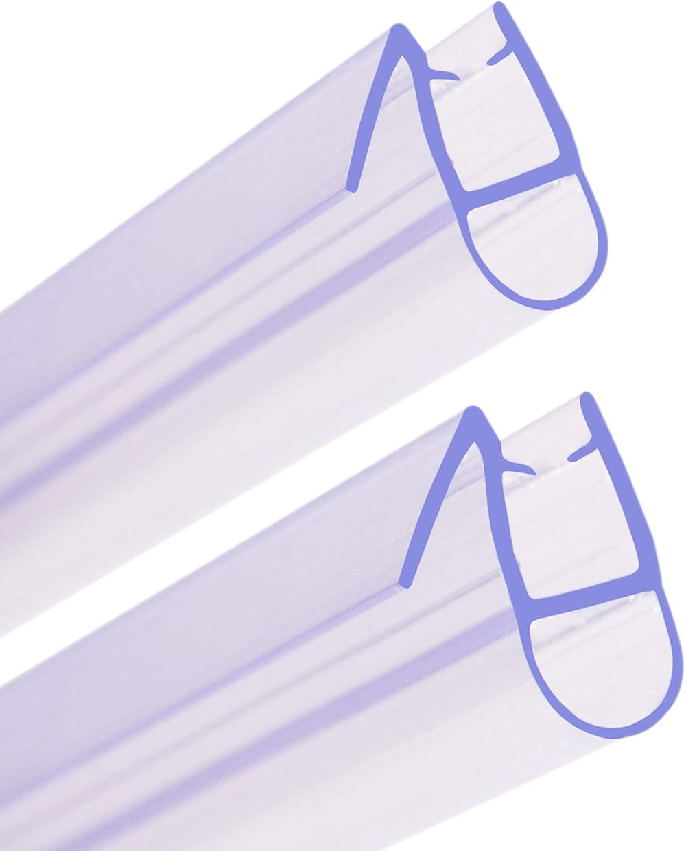 HNNHOME Pair of 2 Bath Shower Screen Door Seal Strip 6-8mm Glass
