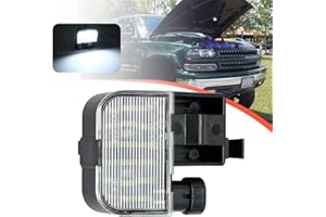 White Under Hood LED Light Hood Work Inspection Light for GMC Sierra Hummer H2 Ca'dillac Escalade Chevy Pontiac Grand Prix Bu