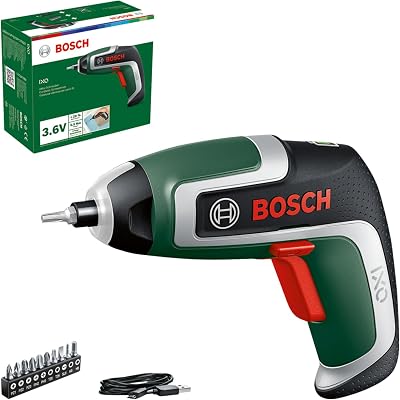 Bosch IXO 7th Gen Cordless Screwdriver 3.6V 2.0Ah Lithium-ion Micro-USB Bits