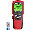 Stud Finder Wall Scanner,6 in 1 Upgraded Smart Stud Locator Tool with Magnetic Sensor and LCD Display and Audio Alarm for The Center and Edge of Wood, AC Wire,Metal,Joists,Pipes. Gifts for Men(red)