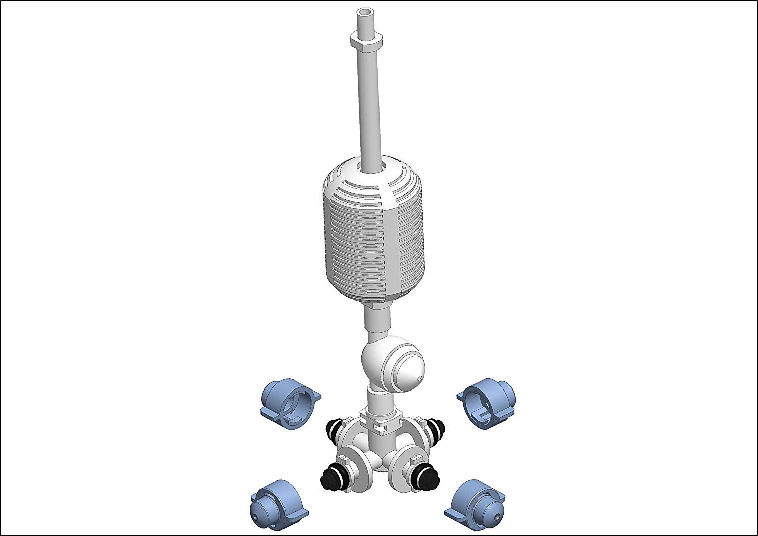 Mistcooling Netafim Fogger / Mist Cooling Misting Fogger With Check