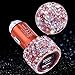 MQOUNY Car Charger,Bling Diamond Dual Cushion Women Girls Charge USB Car Adapter Compatible for iPhone Xs Max/XR/XS/X/8/7/6 Plus,Galaxy S10/S10+/S10e/Note9 and More (Silver)