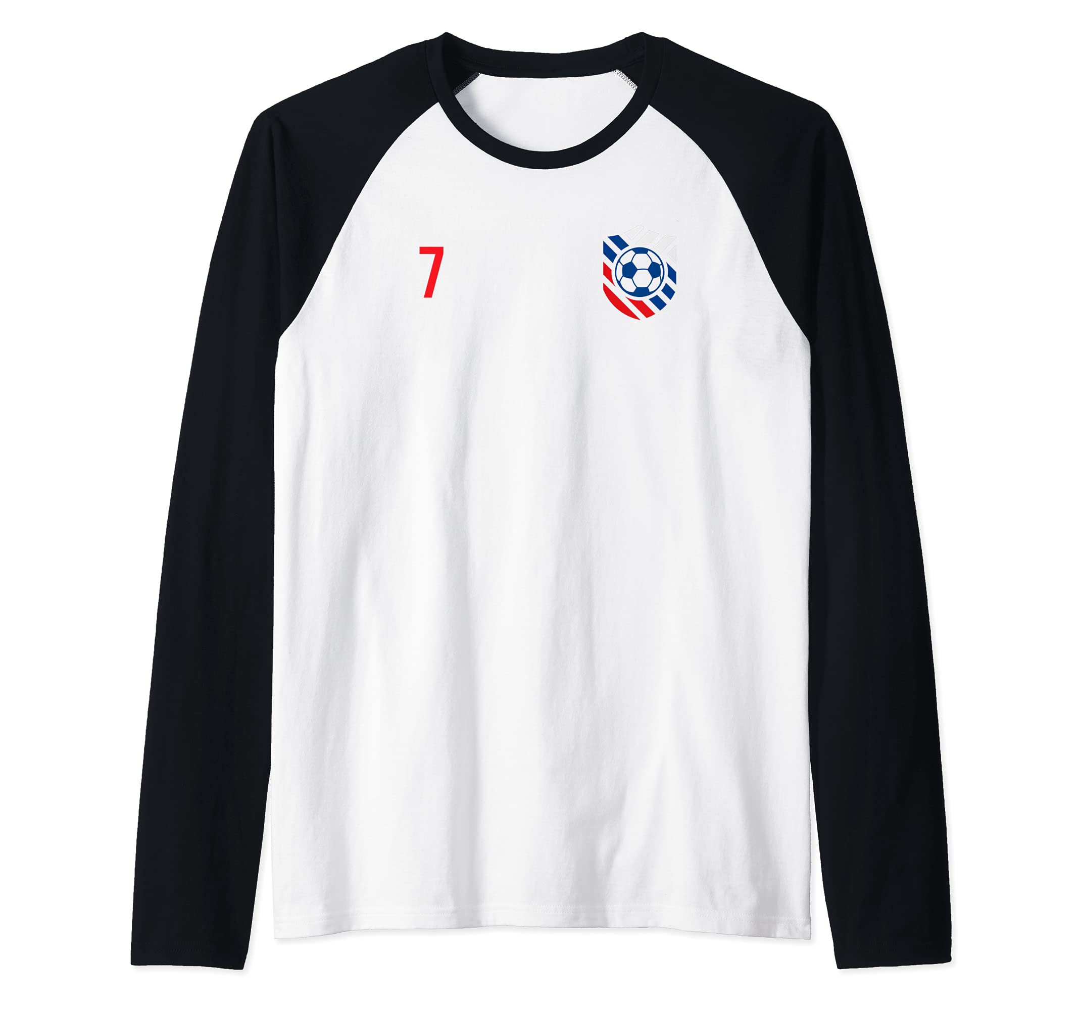 Flag Czech Republic Raglan Baseball Tee