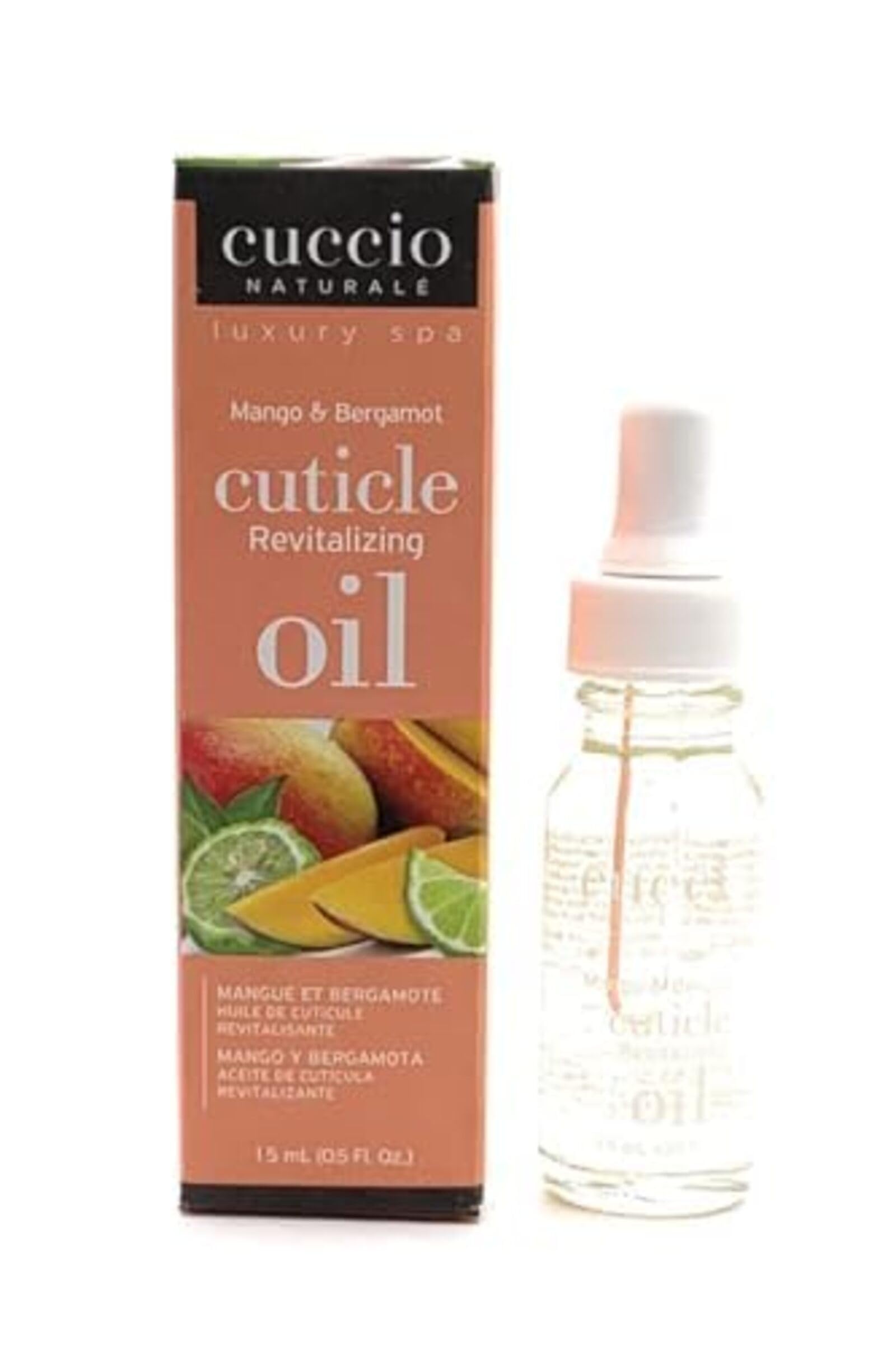 Cuccio Naturale Revitalizing Cuticle Oil - Mango & Bergamot - 15ml (1/2oz)