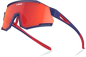 AJBAY Polarized Kids Sunglasses Youth Baseball Sunglasses UV400 6-14 Boys Girls Sports Sun Glasses Shade for Softball Cycling
