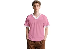 pod4soccer Football Jersey Blank Mesh Hip Hop Short Sleeve Shirt Plain Practice Sport Uniform Gift for Men S~3XL