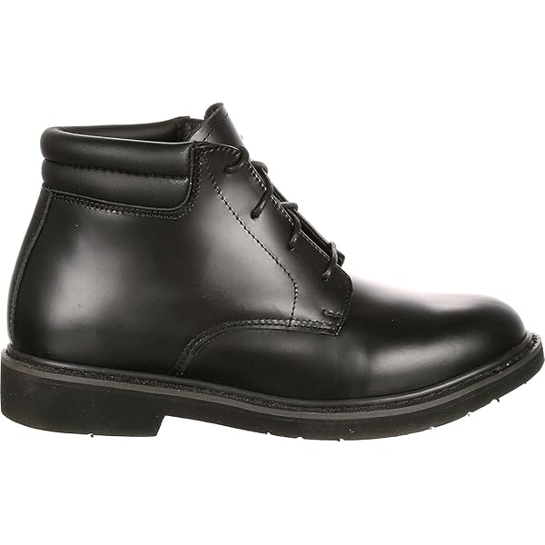 ROCKY MEN’S FQ00501-8 CHUKKA BOOT, BLACK, 4.5 WIDE