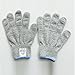 EN388 Certified Level 5 Protection Food Grade Cut Resistant Hand protection Safty Gloves for yard-work, Kitchen - 1 pair (Large)