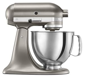 KitchenAid KSM150PSACSArtisan Series with Pouring Shield, 5-Qt., Cocoa Silver