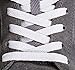 White Flat Shoelaces 5/16