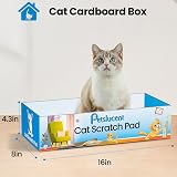 Petslucent Cat Scratching Board 4pcs Corrugated Cardboard Large Lounge Box view 2