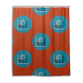 Amazon Com Fun Childlike Cute Magnifying Glass Unisex Bathroom