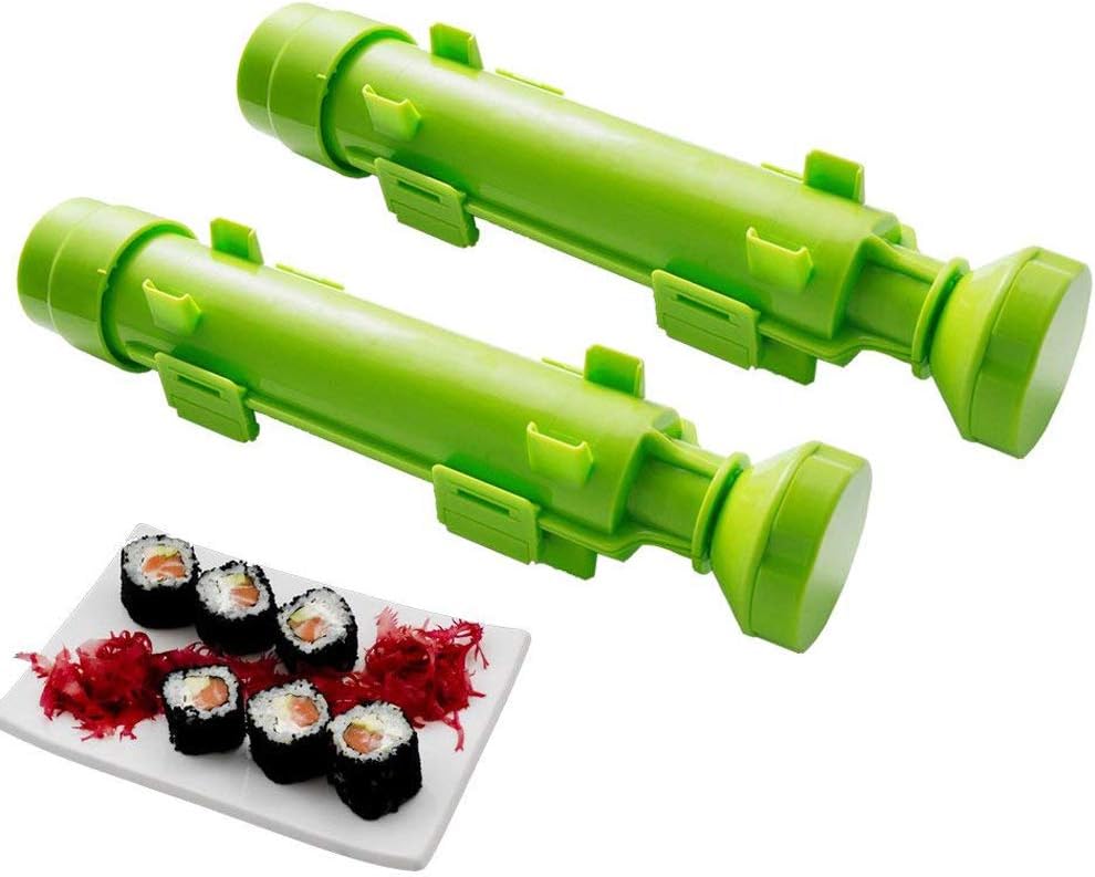 Sushi Bazooka,DIY Sushi Making Kit Sushi Roller Make Easy for Home 2- pack by Winnes