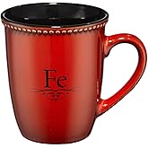Christian Art Gifts Taza de Gres para Café y Té 14 oz Inspirational las Sagrada Escritura Taza para Hombre y Mujer: Fe - 1 Pedro 1:21 Microondas y Lavavajillas Novedad Vajilla, Rojo Paprika