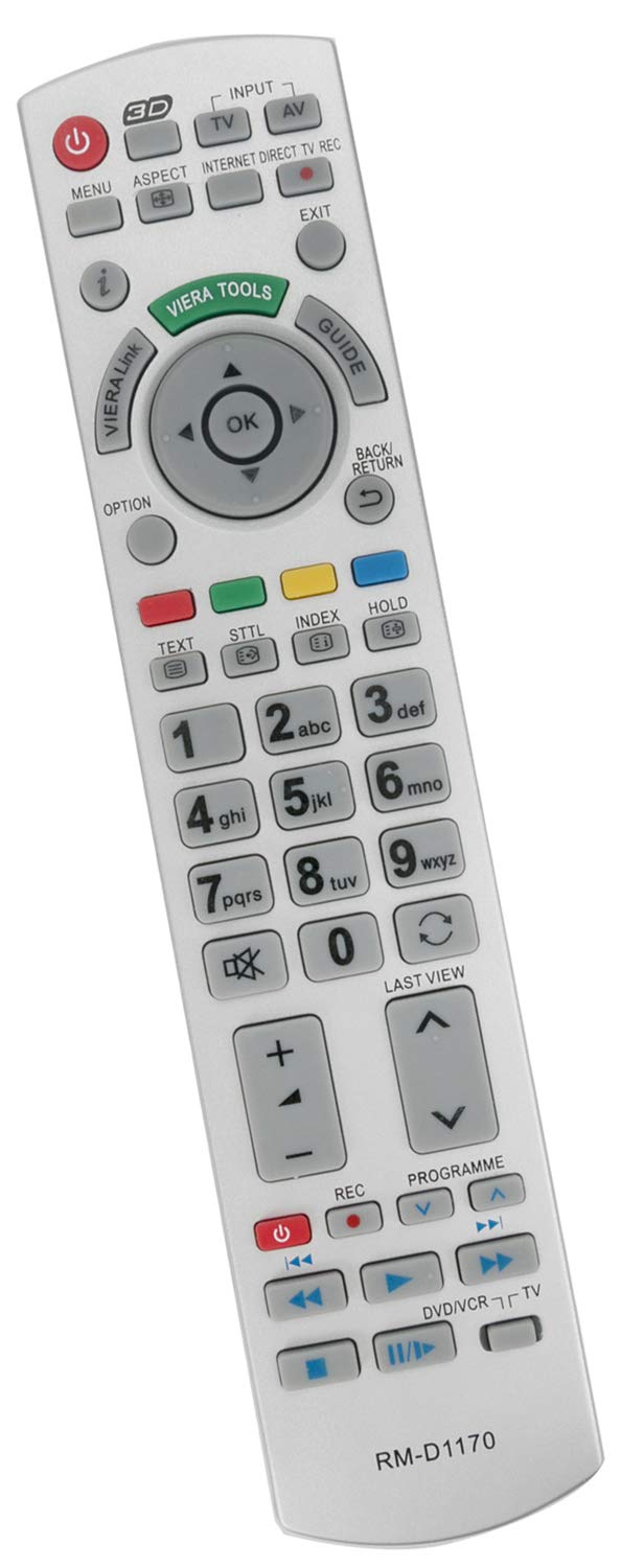 ALLIMITY N2QAYB000673 Remote Control Replace for Panasonic Plasma Bravia 3D TV TX-L42D25E TX-L42E30E TX-L42EX34 TX-P42G20E TX-P42GW30S TX-P42S30E TX-P42V20E TX-P46G20BA TX-PF50G20S TX-PF50G30